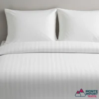 Colcha de piqué LISTADA blanca