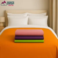 Funda nórdica en colores para hostelería 50% poliéster 50% algodón, ideal para lavandería industrial