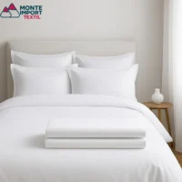 Funda nórdica hotel 100% algodón blanca de 145 hilos, ideal para uso profesional y lavados industriales