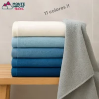 Toalla profesional modelo rizo americano de 400 gramos en rizo americano 100% algodón peinado – Monte Import Textil