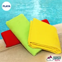 Toalla tundosada o rizo clásico 100x160 cm fabricada en España con opción de personalización para hostelería, piscinas y gimnasios – Monte Import Textil