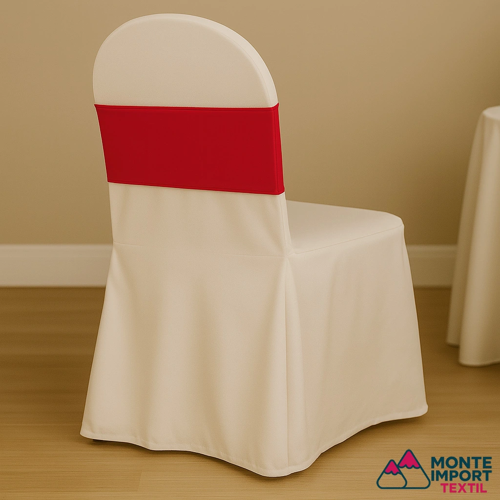 Banda elástica para respaldo de silla en varios colores – 35 x 15 cm - monteimporttextil y fundas de silla