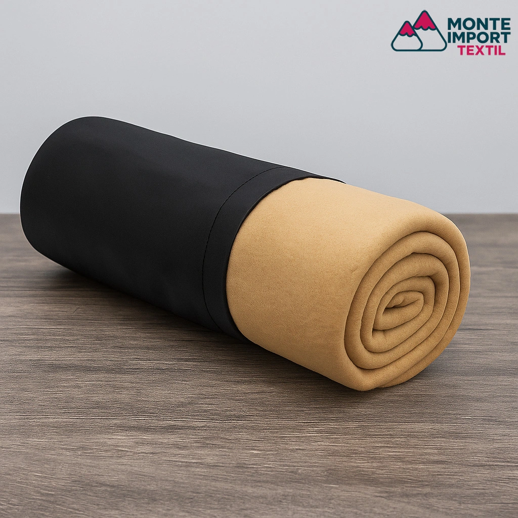 manta polar de viaje con funda colores personalizados monte import textil