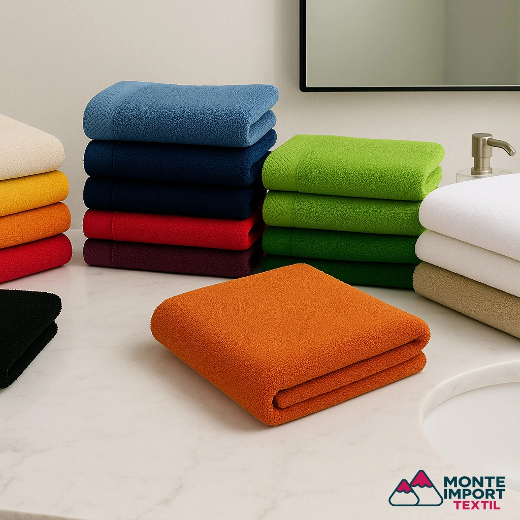 Toalla recomendada para hoteles de rizo americano blanca 100% algodón